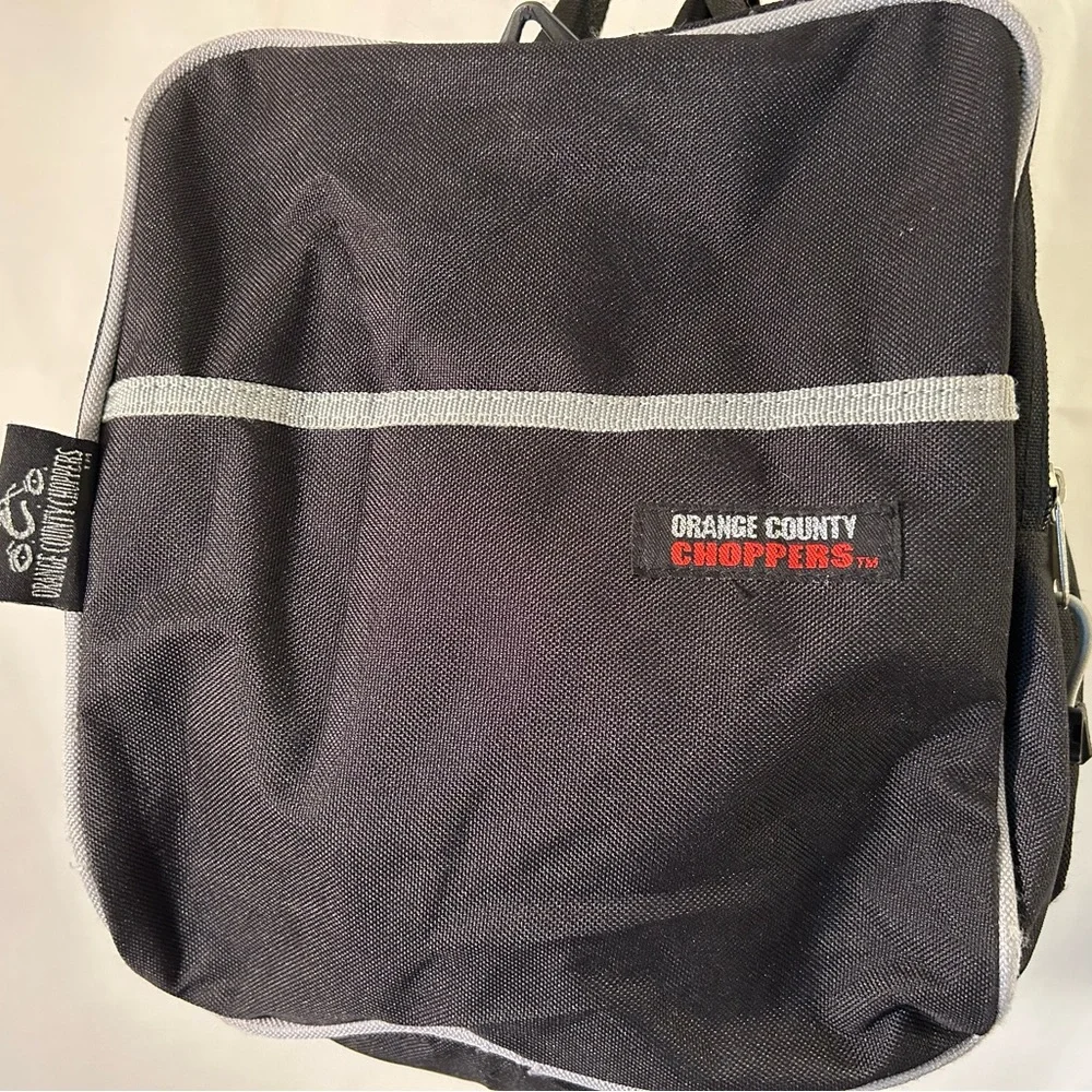 Orange County Choppers Black Nylon Duffle Bag